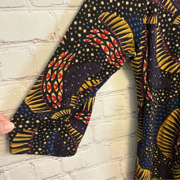 Farm Rio New Black Wild Bananas Jersey Stretch Dress size XL coastal chic - Picture 12 of 13